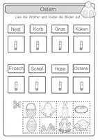Vorschau - Arbeitsblätter - Deutsch Ostern Klasse 1 lesen & schreiben differenziert - Seite 3