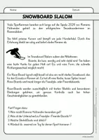 Vorschau - Arbeitsblätter - Lesetexte Winterolympiade (5 Sportarten) - Seite 2