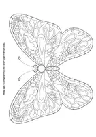 Vorschau - Mal- und Bastelvorlagen - Schmetterlinge Mandalas - Seite 3