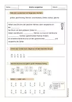 Vorschau - Arbeitsblätter - Brüche vergleichen - Deckblatt