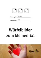 Vorschau - Arbeitsblätter - Arbeitsblätter mit Würfelbildern zum kleinen 1x1 - Deckblatt