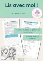 Vorschau - Arbeitsblätter - Lis avec moi ! – Le carnaval à Nice - Deckblatt