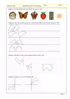 Vorschau - Klassenarbeiten - Klassenarbeit Spiegelung und Verschiebung (MWA) - Seite 1
