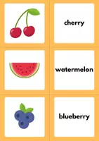 Vorschau - Spiele - Fruit Matching Game: Vocabulary (English) - Seite 3