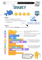 Vorschau - Unterrichtsreihen - Scratch | Einfach programmieren lernen! | Spielanleitung | Sharky - Seite 2