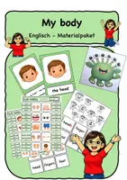 Vorschau - Spiele - My body - Englisch Materialpaket - Deckblatt
