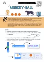 Vorschau - Unterrichtsreihen - Scratch | Einfach programmieren lernen | Spielanleitung | Monkey-Ball - Seite 1