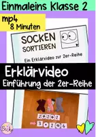 Vorschau - Präsentationen/Tafelbilder - Einführung des Einmaleins (Erklärvideo) - Deckblatt