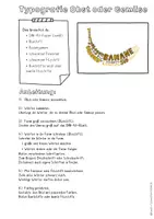 Vorschau - Arbeitsblätter - Typografie-Obst und Gemüse im Kunstunterrricht in der Sek 1, Gestalten mit Schrift in der Sekundarstufe 1, Kunst Klasse 6, Kunst Klasse 7 - Seite 1