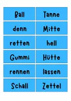 Vorschau - Präsentationen/Tafelbilder - Doppelkonsonantenregel Tafel- und Legematerial - Seite 3