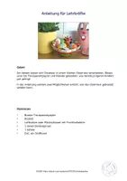 Vorschau - Mal- und Bastelvorlagen - Kunst Ostern, Osternest aus Transparentpapier, Grundschule - Seite 3