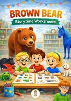 Vorschau - Arbeitsblätter - BROWN BEAR STORYTIME WORKSHEETS COLLECTION – CLASSIC ENGLISH STORIES - Seite 1