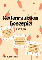 Vorschau - Spiele - Lesespiel zu Ostern - Deckblatt