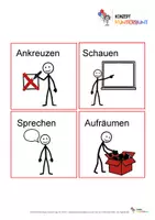 Vorschau - Präsentationen/Tafelbilder - Tafelmaterial Arbeitsaufträge (Anfangsunterricht & DaZ) - Seite 3