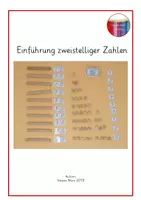 Vorschau - Fördermaterial/Inklusion - Einführung zweistelliger Zahlen-Grundschrift - Deckblatt