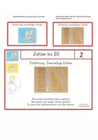 Vorschau - Fördermaterial/Inklusion - Einführung zweistelliger Zahlen-Grundschrift - Seite 2