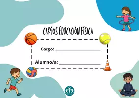 Vista previa - Tarjetas / Manipulativos - Tarjetas de cargos Educación física - página 1