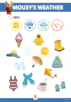 Vorschau - Arbeitsblätter - MOUSY'S WEATHER STORYTIME WORKSHEETS COLLECTION – CLASSIC ENGLISH STORIES - Seite 3