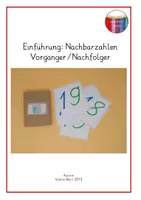 Vorschau - Spiele - Einführung der Begriffe Nachbarzahlen, Vorgänger und Nachfolger - Deckblatt