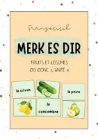 Vorschau - Spiele - Spiel "Merk es dir" fruits et légumes zu Disdonc 5 Unité 4 - Deckblatt