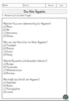 Vorschau - Arbeitsblätter - Altes Ägypten – Arbeitsblätter mit Lesetext, Fragen - Seite 3