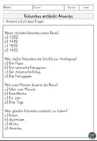 Vorschau - Arbeitsblätter - Kolumbus entdeckt Amerika – Arbeitsblätter mit Lesetext & Leseverstehen - Seite 3