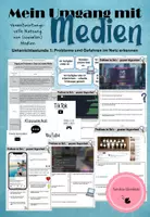 Vorschau - Stundenentwürfe - MEDIEN - Materialpaket: Mein Umgang mit Medien - Deckblatt