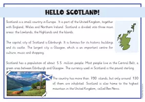 Vorschau - Arbeitsblätter - Schottland Lernwerkstatt / Stationenlernen Englisch / Scotland Learning Stations - Seite 2