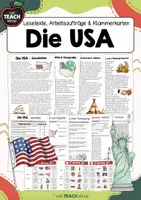 Vorschau - Arbeitsblätter - Vereinigte Staaten / USA - Komplettpaket zum Thema - Seite 1
