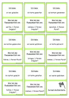 Vorschau - Spiele - Zeitformen Verben im Plusquamperfekt: Spiel "ich habe ... wer hat ... ? - Seite 1