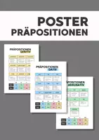 Vorschau - Poster - Präpositionen Deutsch – Poster Set | DaZ / DaF | A2–B1 - Deckblatt