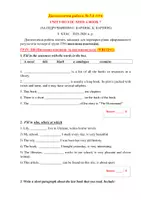 Попередній перегляд - ДІАГНОСТИЧНА РОБОТА №5(5.4). 2025-2026 Н. Р. FORM 8. DO YOU NEED A BOOK? ГР 4 (ПИСЬМОВА ВЗАЄМОДІЯ) (ЗА ПІДРУЧНИКОМ О. КАРПЮК) + ВІДПОВІДІ - Сторінка 1
