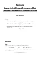 Vorschau - Arbeitsblätter - Trassierung - Deckblatt