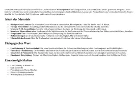 Vorschau - Mal- und Bastelvorlagen - Märchen zum Lesen & Ausmalen – Aschenputtel (klassische Grimm‑Version + Fragen + Präsentation ) - Seite 2