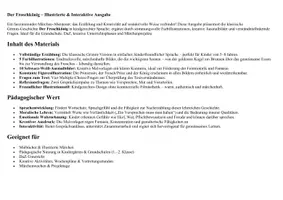 Vorschau - Mal- und Bastelvorlagen - Märchen zum Lesen und Ausmalen - Der Froschkönig (Grimm-Fassung) (+ Fragen + Präsentation ) - Seite 2