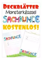 Vorschau - Arbeitsblätter - Hefter - Deckblatt Sachunterricht - Deckblatt