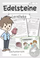 Vorschau - Stationenlernen - Lerntheke Edelsteine - Mineralien - Deckblatt