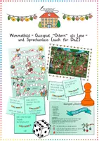 Vorschau - Spiele - Ostern: Wimmelbild-Quizspiel (Lese- & Sprechanlass) - Deutsch / DaZ - Kl. 1/2 - Deckblatt
