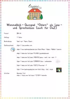 Vorschau - Spiele - Ostern: Wimmelbild-Quizspiel (Lese- & Sprechanlass) - Deutsch / DaZ - Kl. 1/2 - Seite 1