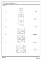 Vorschau - Arbeitsblätter - Das kleine 1x1 visualisiert durch Puzzles - Seite 2