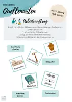 Vorschau - Poster - Zuordnung Quellenarten - Deckblatt