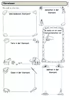 Vorschau - Arbeitsblätter - Steinzeit, prähistorisch, Geschichte, Arbeitsblätter, Kartei und Spiel - Seite 1