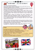 Vorschau - Arbeitsblätter - Großbritannien - Einstieg - Mind Map - Collage - Lage und Naturräume - Doku - Arbeitsblätter mit Lösungen (Klasse 8 9 10) - Seite 3