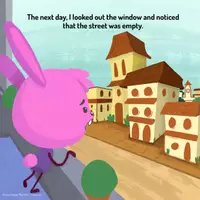 Vorschau - Bildkarten - The day when everything stopped - Kinderbuch auf Englisch - Seite 3