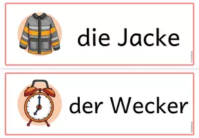 Vorschau - Merkblätter - Wörter mit ck - Wort- und Bildkarten (Klasse 1-3) - Seite 2