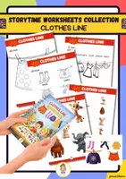anteprima - Esercizi - CLOTHES LINE - STORYTIME WHORKSHEETS COLLECTION - Pagina di copertina