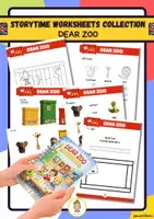 anteprima - Esercizi - DEAR ZOO - STORYTIME WHORKSHEETS COLLECTION - Pagina di copertina