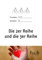 Vorschau - Arbeitsblätter - Einstieg 2er-Reihe und 3er-Reihe (das kleine 1x1) - Deckblatt