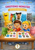 anteprima - Esercizi - EMOTIONS MONSTER- STORYTIME WHORKSHEETS COLLECTION - Pagina 1