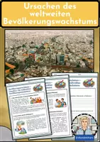 Vorschau - Arbeitsblätter - Ursachen des weltweiten Bevölkerungswachstums - Deckblatt